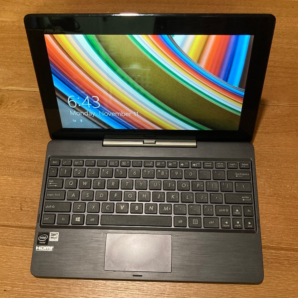 ASUS transformer 10.1"  2-in-1 Ultra HD Touch-Screen Tablet/Laptop model: T100TA